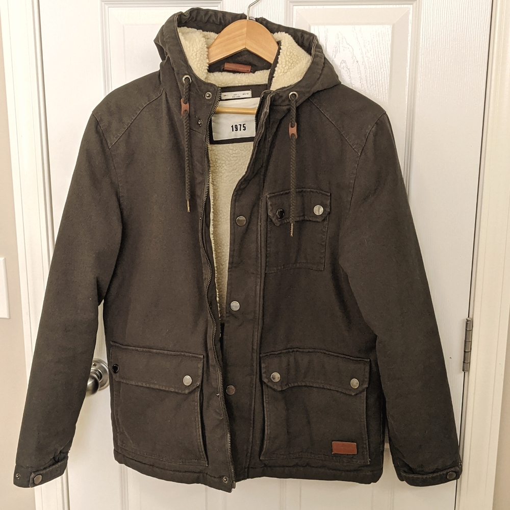 Zara Lined Denim Jacket - Size L
